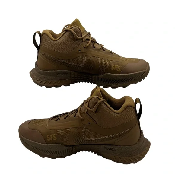 NIKE React SFB Carbon Trail Coyote Brown Beige Mid Boots Men's CK9951-900 - Picture 9 of 16